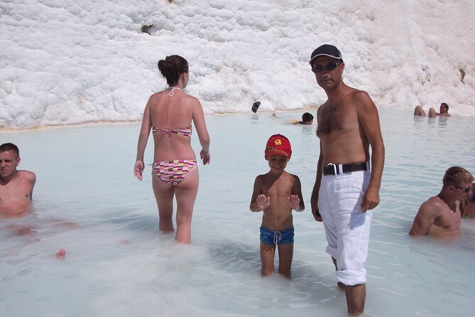 Daily Pamukkale and Hierapolis Tour from Kusadasi and Selcuk - Walking the Pamukkale thermal terraces