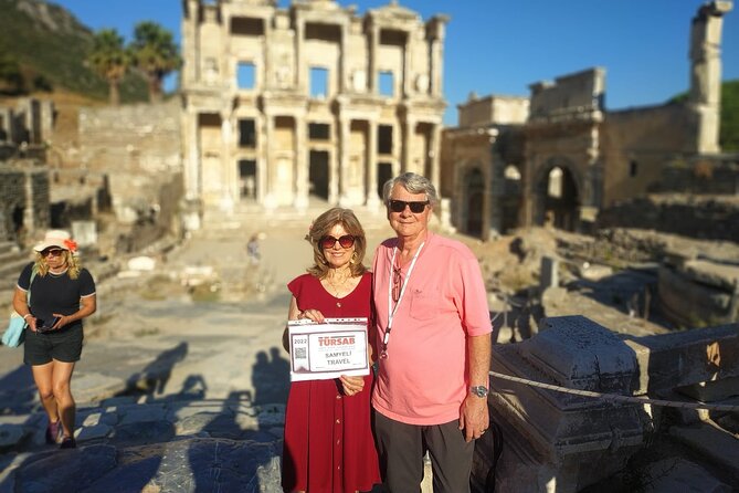 Ephesus Basilica of Saint John Virgin Mary's House Tours kusadasi - Walking the marble streets of Ephesus