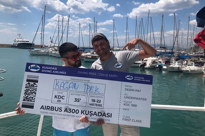 Explore World's Largest Plane Wreck by Scuba Diving in Kusadasi - The boat, lunch, and what the price covers