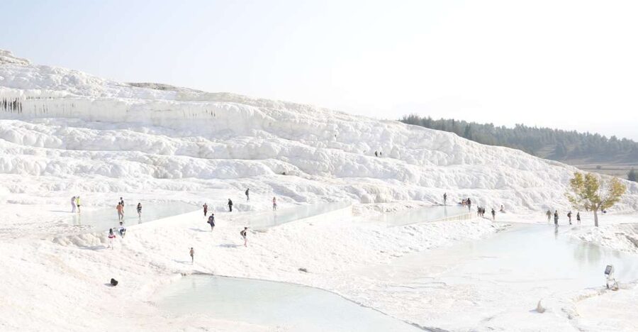 From Istanbul: Ephesus and Pamukkale 2-Day Trip - Pamukkale’s white terraces are a sharp change of scene