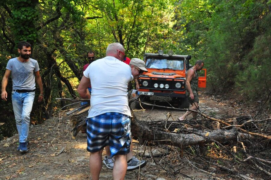 From Kusadasi: Full-Day National Park Jeep Tour with Lunch - Long Beach, the cave, and the final swim