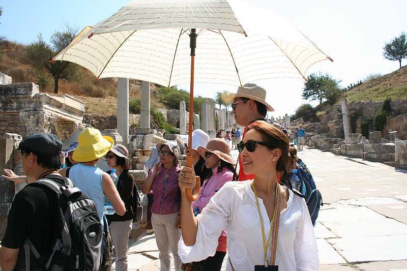 From Kusadasi or Izmir: Ephesus Private Tour - Walking the marble streets of Ephesus