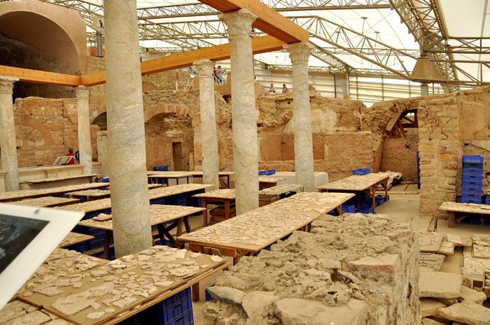 Full-Day Ephesus & Terrace Houses Tour - Entry Fees Included - Walking into Ephesus on Marble Street