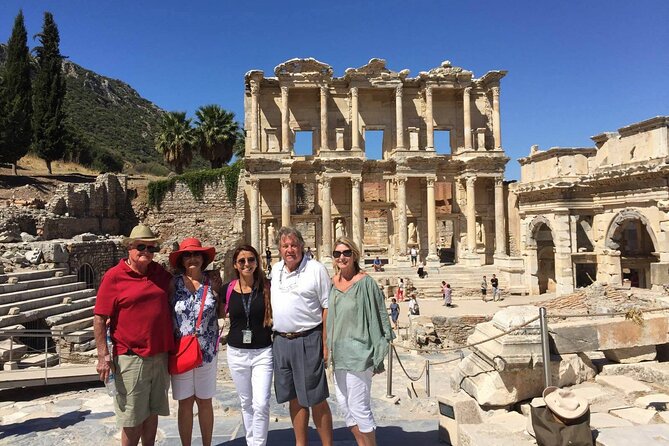 House of Mary and Ephesus Tour with Lunch FROM KUSADASI - Walking Ephesus from marble streets to the theater