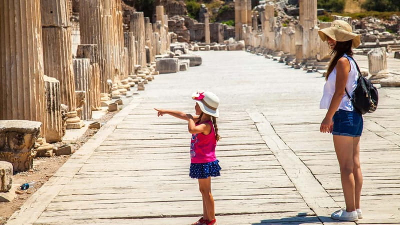Kusadasi: Ephesus & House of Mary Small Group Tour w/Lunch - The Library of Celsus and the Great Theatre