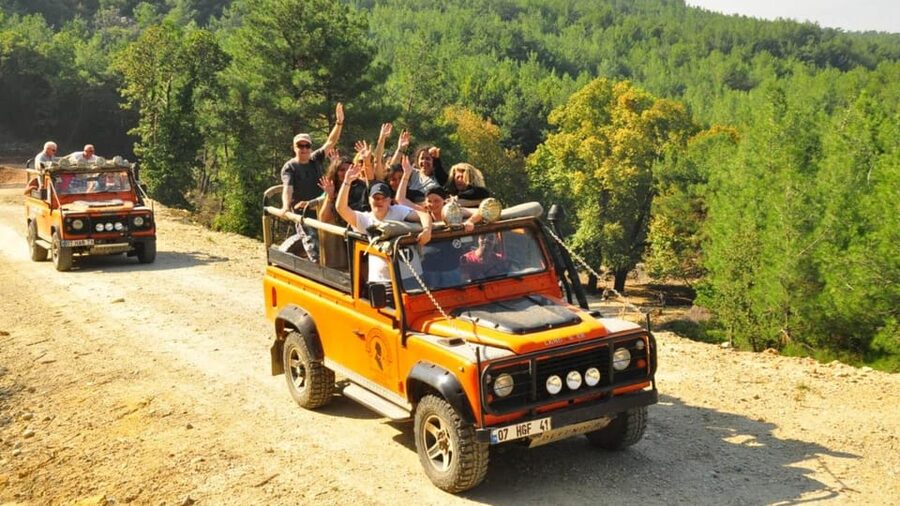 Kusadasi : Jeep Safari Tour - Waterfall trails and a view toward Samos