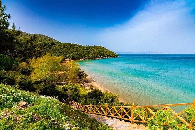 Kusadasi & National Park Boat Tours with Lunch and Transfer - The swimming stops and what to expect