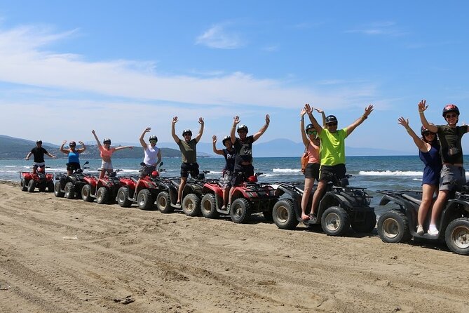 Kusadasi Quad Safari Adventure Included Transfer - Pamucak Beach: a short pause by the sand