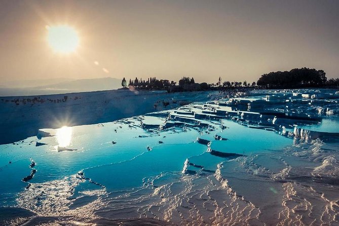Pamukkale Small Group Tour with Lunch from Kusadasi - Walking through Pamukkale Theater