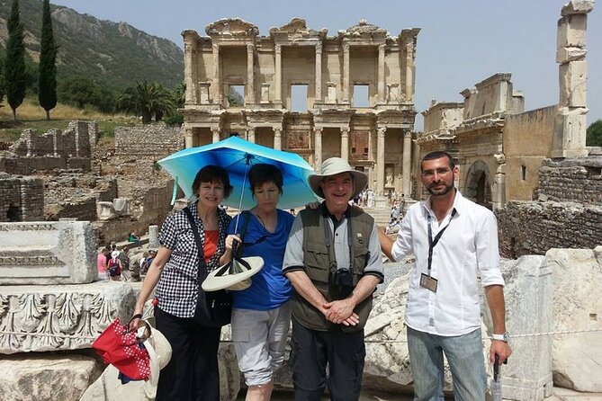 Private Ephesus and Turkish Bath Tour from Kusadasi Port - Walking into Ephesus from the upper gate