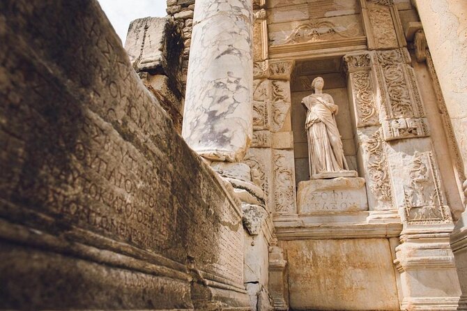 PRIVATE TOUR FOR CRUISERS: Mary's House (Meryemana) and Ephesus - The Temple of Artemis and a distant view of St. John’s Basilica
