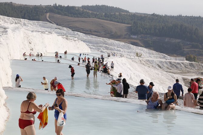 Small Group Pamukkale Tour From Kusadasi or Selcuk Hotels - Walking Through Hierapolis Beyond the Pools
